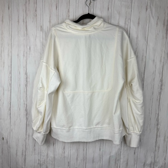 Free people movement white cream sweatshirt Medium - Picture 3 of 9